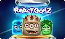 Reactoonz (Play'n GO) on Fortune Clock